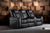 Valencia Home Theater Seating Home Theater Seating Tuscany Ultimate Leather Home Theater Seating with Power Headrest & Cup Holder