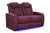 VALENCIA Home Theatre Seats Burgundy - Row of 2 Loveseat | Width: 61.5" Height: 43.5" Depth: 39.75" Valencia Tuscany Ultimate Luxury Edition