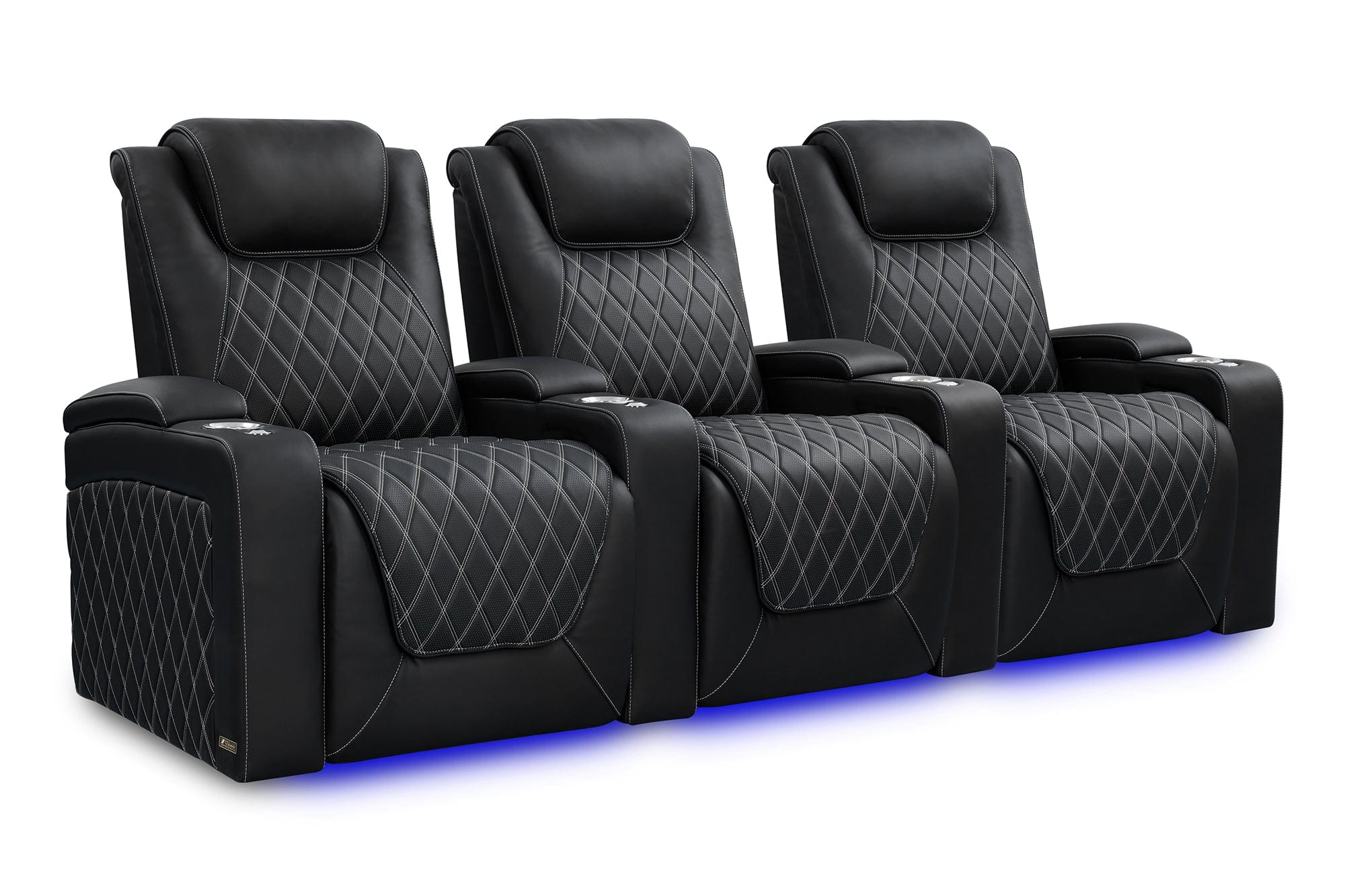 VALENCIA Home Theatre Seats Row of 3 | Width: 99.75" Height: 44.5" Depth: 38" Valencia Oslo Ultimate Luxury Edition