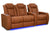 VALENCIA Home Theatre Seats Royal Cognac - Row of 3 - Loveseat Left | Width: 92.25" Height: 43.5" Depth: 39.75" Valencia Tuscany Ultimate Luxury Edition