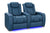 VALENCIA Home Theatre Seats Steel Blue - Row of 2 | Width: 68.25" Height: 43.5" Depth: 39.75" Valencia Tuscany Ultimate Luxury Edition