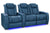 VALENCIA Home Theatre Seats Steel Blue - Row of 3 - Loveseat Right | Width: 92.25" Height: 43.5" Depth: 39.75" Valencia Tuscany Ultimate Luxury Edition