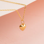 Load image into Gallery viewer, Lamia Gold Heart Necklace
