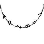 Load image into Gallery viewer, Personalized Off Center Letter Necklace
