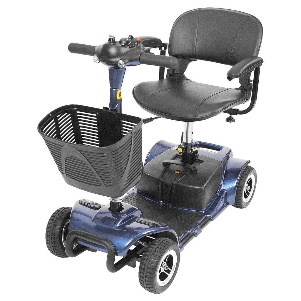 VIVE Blue Vive 4 Wheel Mobility Scooter