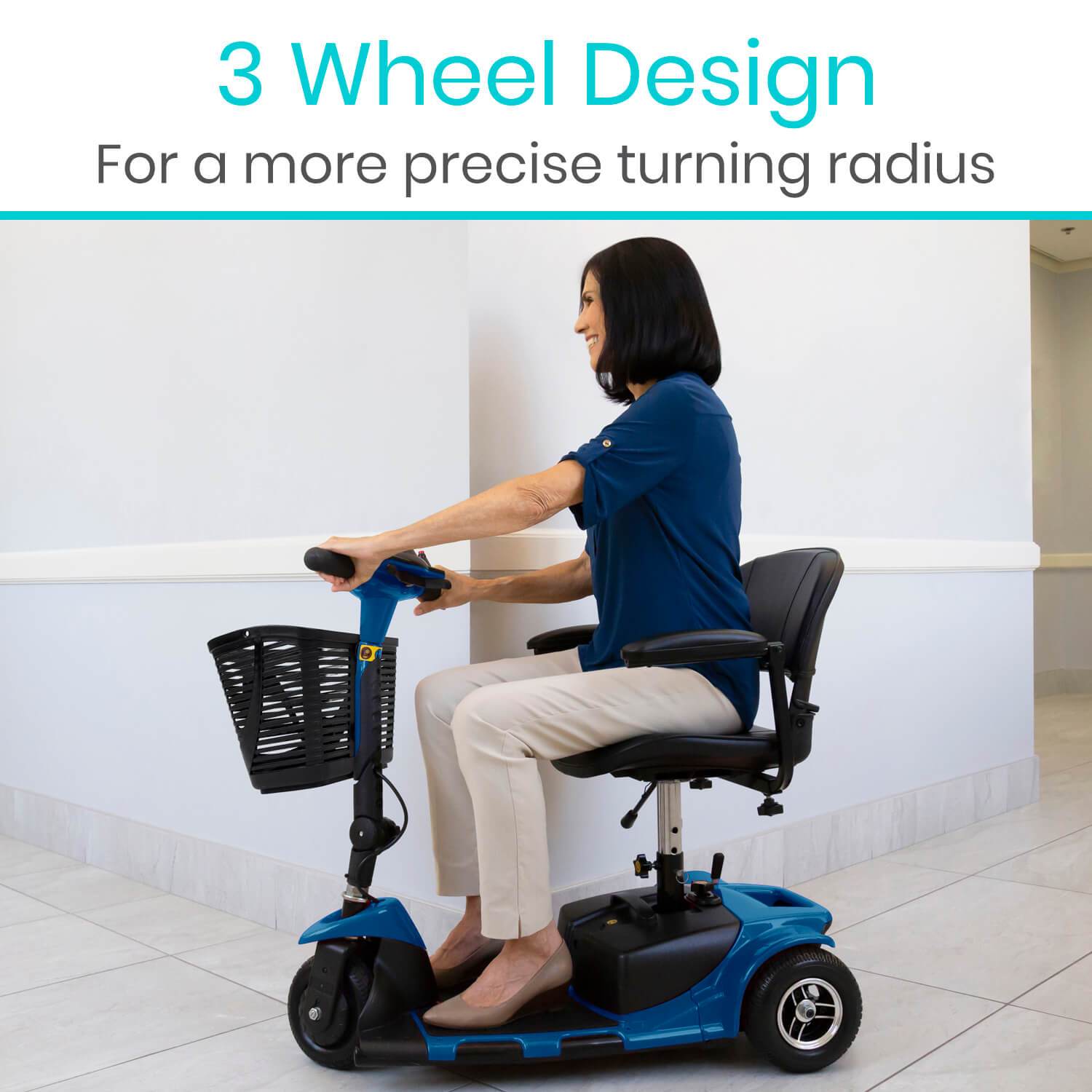 VIVE Vive 3 Wheel Mobility Scooter