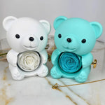 Load image into Gallery viewer, Romantic Bear Personalized Eternal Hearts Necklace

