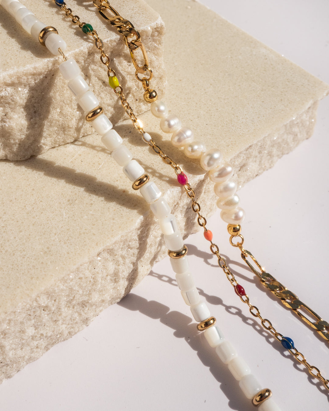 Alba Rainbow and Gold Choker