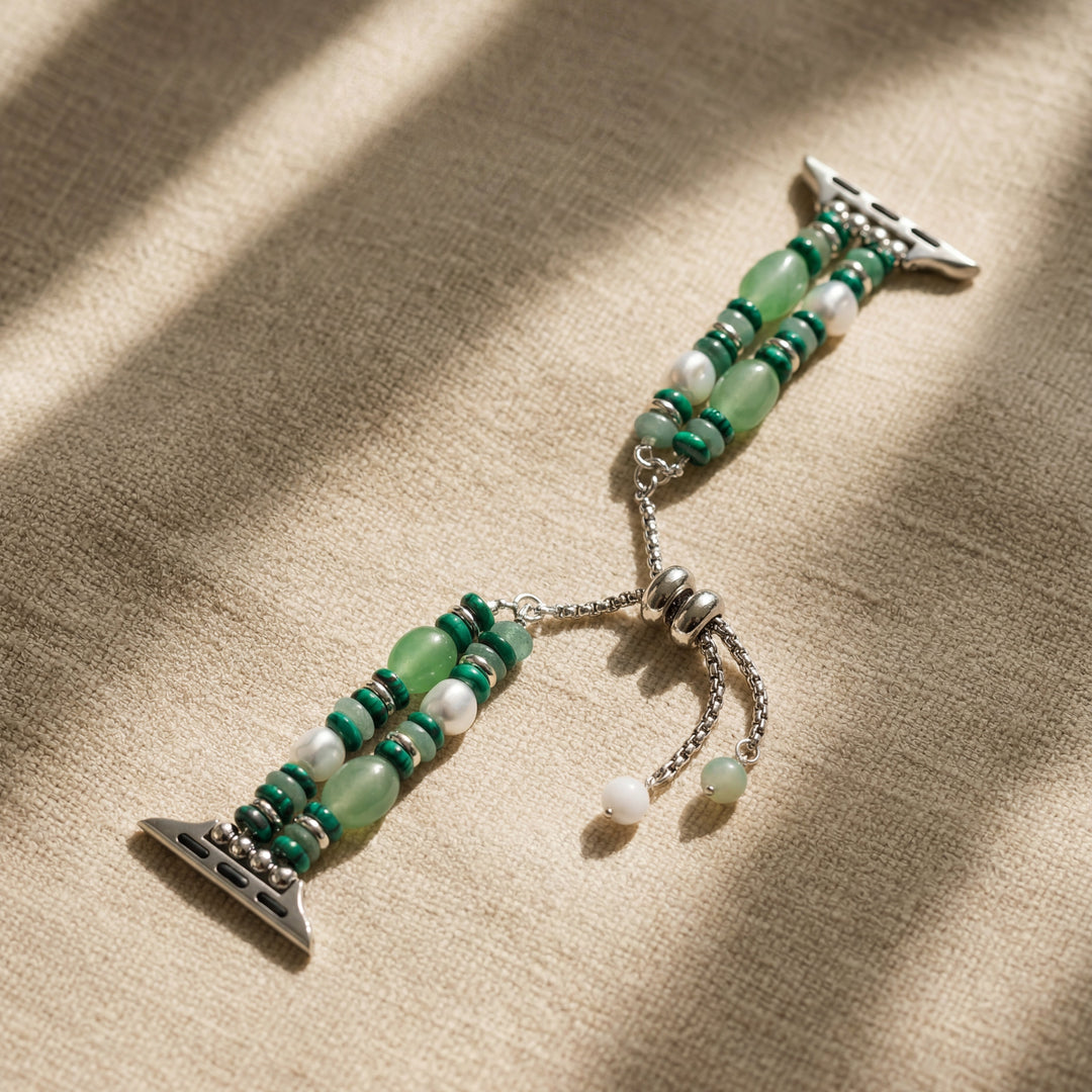 Minimalist Beaded Apple Watch Bands for Women