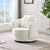 Plush Grey Boucle Lounge Chair for Stylish Living Spaces