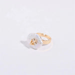 Load image into Gallery viewer, Zodiac Sign Large Pearl Statement Ring
